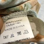 Utnisan M Floral Satin Slip Dress Cowl Neck Maxi Coquette Summer Sexy Wedding Green Size M Photo 10