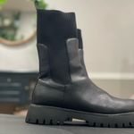 Call it spring  Women's Kelseyy Mid Calf Boot Black Vegab Leather Size 10 Photo 2