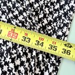 Ralph Lauren Lauren  Houndstooth Ruched Sheath Dress Size 8P Black White Photo 8