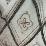 Free People boho intricately beaded embroidered blush sheer top XS TP LOOSE FIT Photo 10