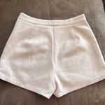 Missguided  Size 4 Suede Cream Tan Shorts / Skort - good/great condition Photo 1