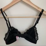 PINK - Victoria's Secret NWOT PINK Sparkle and Lace Bralette Photo 1