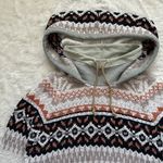 Free People Hoodie Inverness Pullover Sweater Cropped Long Sleeve Oatmeal S Photo 5