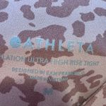 Athleta Dusty Pink Leopard Elation Ultra High Rise Tights Leggings Size Medium Photo 1