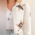 Quilted Multi Star Jacket White Photo 2