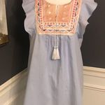 Chicwish embroidered shift dress w ruffle detail Photo 0