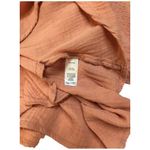 Socialite Smocked Waist Ruffle Strap Sleeveless Cotton Mini Dress Coral S Photo 12