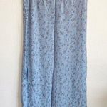 Cherokee  Light Blue Floral Elastic Waist Skirt Size Small Photo 0
