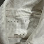 Nike  Golf White Multicolor Pinstripe Long Sleeve Collared Button Jacket‎ Size M Photo 4