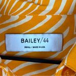 Bailey 44 Shirt Women's S Orange Katrina Wavy Striped Long Sleeve Button‎ Front Photo 4