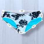 Women’s Hawaiian Tropical Reversible Scrunched Bikini Bottoms Blue Photo 8