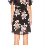 LPA  Button Up Midi Dress in Midnight Roses  Medium Photo 1