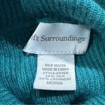 Soft Surroundings  Cashmere Silk Blend Teal Tunic Sweater Women’s Medium Photo 1