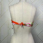 Mara Hoffman Abigail Bandeau Bikini Top Red Floral Photo 6