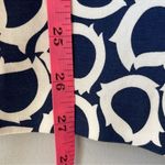 Boden Pencil Skirt Geometric Print Blue & White Blue Size 4 Photo 11