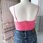 Akira Persephone Pink Mesh Rhinestone Trim Crop Tank Tank Top Women’s Size XL Photo 4