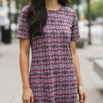 LuLaRoe Julia Women’s Red, White & Blue Dress Photo 0