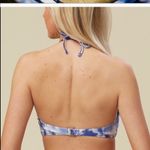Altar'd State Altar’d State High Neck Blue Tie Dye Bikini Top Photo 1