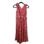 Anthropologie Delfi Collective Lilah Pink Floral Printed Crepe Dress Size Small MSRP $492 Photo 8