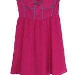 G21 Y2k Hot Pink Strapless Corset Mini Dress Medium Barbiecore Photo 3