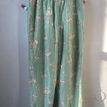 Supreme Floral Silk Track Pant Mint Joggers Photo 0