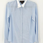 Ariat  Pro Series Women’s Blue Equestrian Horse Riding Snap Button Shirt Size 36 Photo 0