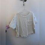 Free People  WE THE FREE Palo Alto Top In Ivory size L Photo 4