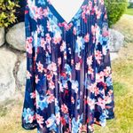 A pea in the pod  Sheer Floral Button Down Maternity Blouse Size L Photo 4