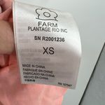 Farm Rio pink mixed fruits mini smocked tropical linen blend dress size XS Photo 6