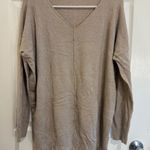Urban Daizy V-Neck Tunic Sweater Long Sleeve Casual Knit Top Size M/L Photo 0