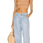 MOTHER Denim SNACKS | The Pleated Fun Dip Puddle Wash: Just a Nibble Cut Photo 1