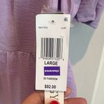 Luxology  Lilac Button-Up Dress with Tie Back Photo 3