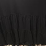 Poof New York Women's Black Ruffle Top Photo 1