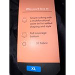 Brand New Shapermint Essentials Womens Size XL High Waisted Tie Belt Swim Bottom Black Photo 5