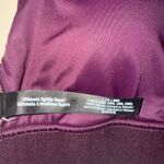 Victoria Secret Pink Sport Velvet Sports Bra Bralette Plum Purple Size L Photo 11