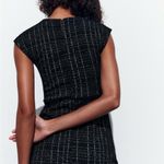 ZARA  Textured Jacquard Dress Photo 9