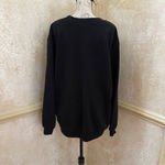 Love Streak  super soft cosy black Crewneck fleece sweatshirt Sz XL Photo 4