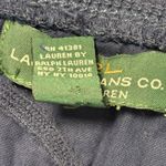 Vintage LRL Lauren Jeans Co Ralph Lauren Striped Lace Up 3/4 Sleeve Top Women S Blue Photo 9