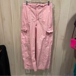 Cotton On Cute bubblegum pink  slouchy cozy ankle cargo pants costal beach vacay Photo 4