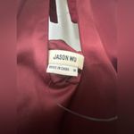 Jason Wu NWOT  Satin Burgundy Halter Dress Photo 3