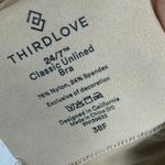 Thirdlove 24/7 Classic Unlined Bra 38F Beige Nylon Spandex Full Coverage Photo 1