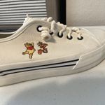 Disney POOH Sneakers SIZE 8.5 Slip On Womens Embroidered Photo 6