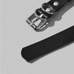 Black Collar Necklace with Cross Pendant Photo 5