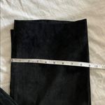 Lilly Pulitzer Vintage Suede Leather Wide Leg Pants Womens Sz 10 Black Western Photo 7