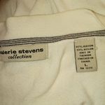 Valerie Stevens  L Very Fine White Cardigan Sweater Photo 2