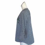 Andrew Marc NWOT Marc New York Gingham Embroidered Blouse Photo 2