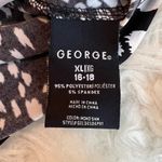 George Black & White dress asymmetric neckline size XL missing belt Photo 8