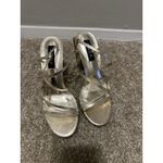 AQUA Gold Strappy Heels Size 7 NWOT Photo 4