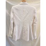 ZARA Women's Tailored England Button Double Breasted Blazer Jacket White Fall Photo 5