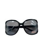 Solary Butterfly Round Face Cover Bug Eyes Sunglasses Oversized Polarized Black Photo 7